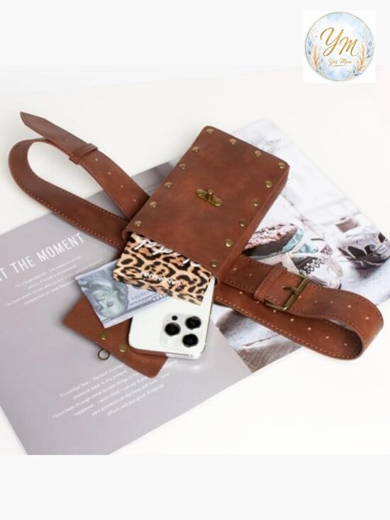 5 Pc Renaissance Belt Pouch with Potion Bottles Vials Keychain main image 4